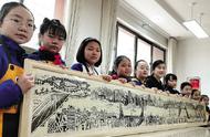 探索小学生木刻版画：黄河之滨的创意之美