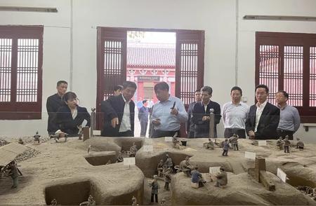 国家文物局副局长关强访问许昌：调研文物保护与发展
