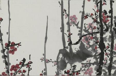 《红梅》画作的深刻内涵与艺术价值