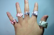 手工折纸指环戒指，打造专属饰品