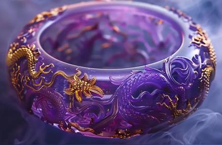 神秘紫与璀璨金的梦幻交汇：探寻紫色金镶玉的奥秘