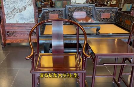 最受欢迎的坐具之一：小叶紫檀明式圈椅