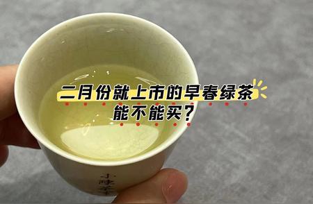 2024年的绿茶提前上市？早春绿茶是否值得购买？