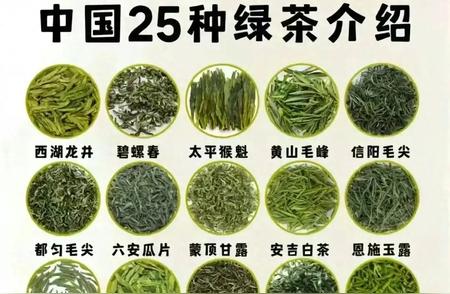 探索中国25种独特绿茶的风味世界